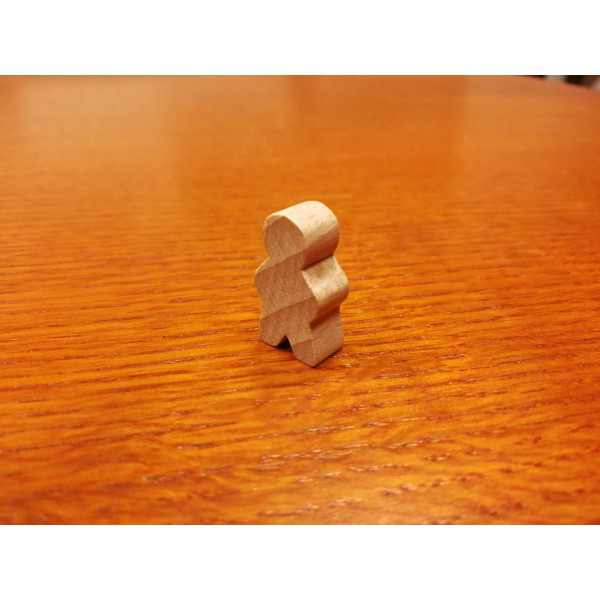 Pedine Per Giochi Da Tavolo In Legno Colorato Blu | Confezione Da 500 Pezzi, Sacchetto Richiudibile, Per Sostituzioni O Espansioni - 4