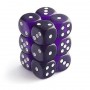 Set 12 dadi D6 16mm Translucent (viola) CHX23607