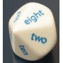 Dado d10 Big Numeri in lettere (inglese) - K13652