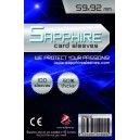 59x92  mm bustine protettive trasparenti Sapphire 100 bustine