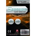 57,5x89 mm bustine protettive trasparenti Sapphire (100 bustine)