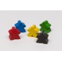 Carcassonne meeple Grigio