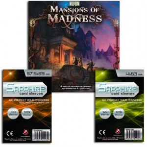 SAFEGAME Mansions of Madness ENG + 500 bustine protettive (300 piccole e 200 grandi)