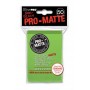 UltraPro - Bustine protettive trasparenti 66x91 - PRO MATTE Retro LIME (50 bustine) UPR84190