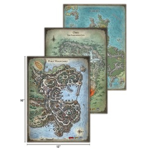 Playmat Map set - Tomb of Annihilation - D&D Boardgame (Tappetino)