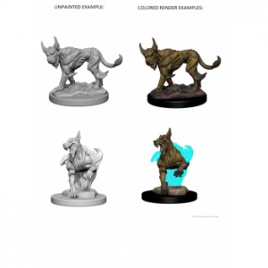 Blink Dogs (2 Units) - D&D Nolzur's Marvelous Unpainted Miniatures