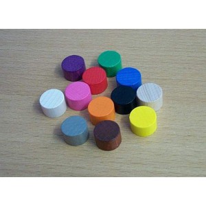 Token cilindrico 15x10mm rosa scuro (150 pezzi)