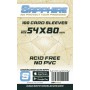 54x80 mm bustine protettive trasparenti Sapphire SAND (100 bustine)