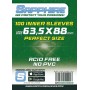 63,5x88 mm bustine protettive trasparenti Sapphire Perfect Size DARKGREEN(100 bustine)