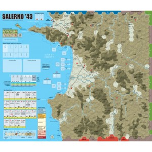 Mounted Map: Salerno '43