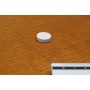 Token rotondo bianco 15x4mm
