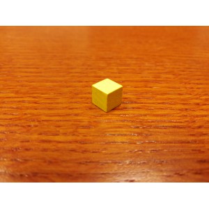 Cubetto 8mm Giallo (25 pezzi)